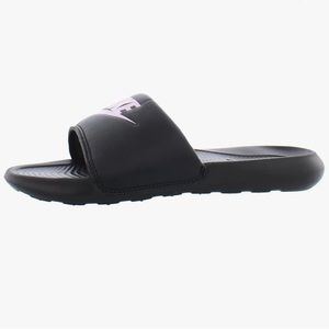 Black and Pink Nike Slides!